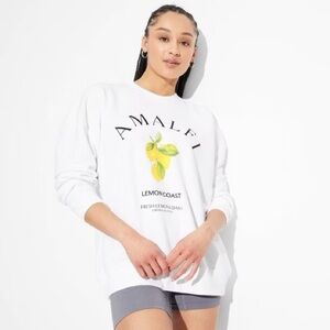 Amalfi Oversized Crewneck Sweatshirt